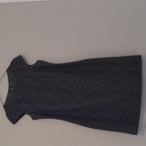 Jacob, medium grey lace dress, side zipper